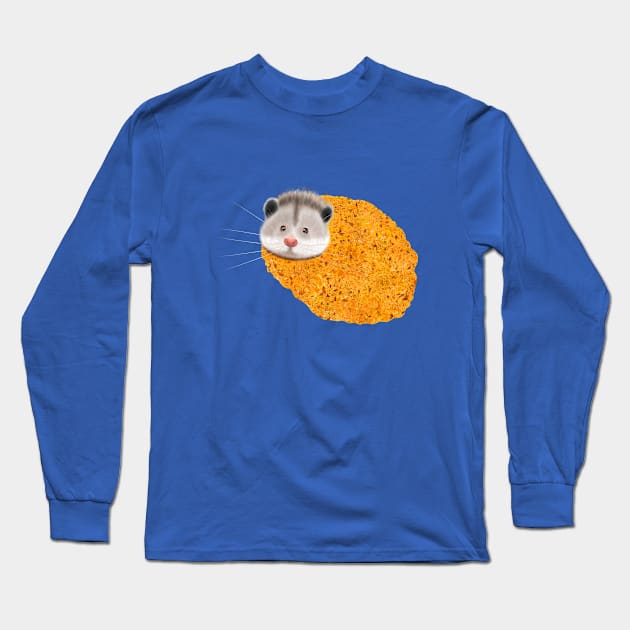 Nugget Opossum Long Sleeve T-Shirt by cariespositodesign